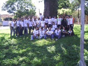 Toda a turma reunida