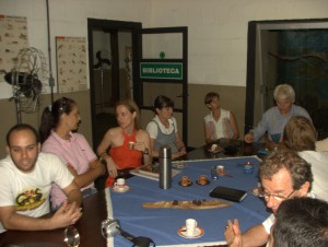 Trocas de idéias e explanações durante o coffeebreak